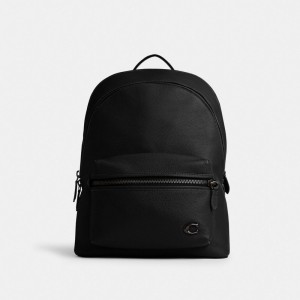 Black Coach Charter Men Backpacks | 069WENHDA