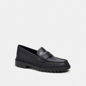 Black Coach Cooper Loafer Men Loafers & Drivers | 865ECKDNU