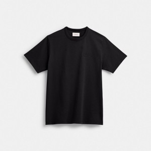 Black Coach Essential T Shirt Men Tops & Bottoms | 350TCXBYJ