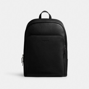 Black Coach Gotham Men Backpacks | 038XISFCZ