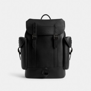 Black Coach Hitch Men Backpacks | 792ALGCUY