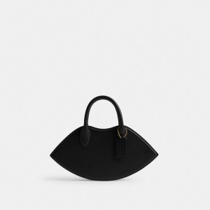 Black Coach Lip Bag Women Crossbody Bags | 836EAVWGJ