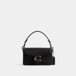 Black / Black Coach Tabby Bag 12 Women Crossbody Bags | 684ZFQNWL