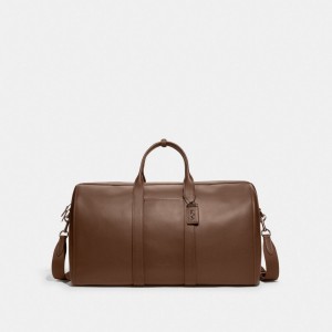 Dark Saddle Coach Gotham Duffle Bag Men Totes & Duffles | 864IOAWNM