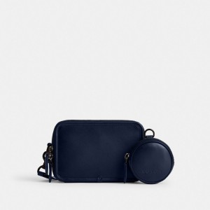 Deep Blue Coach Charter Crossbody With Hybrid Pouch Men Messenger & Crossbody | 268UICAGX