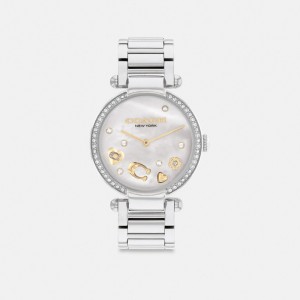 Grey Coach Cary Watch, 34 Mm Women Watches | 053NLVEOA