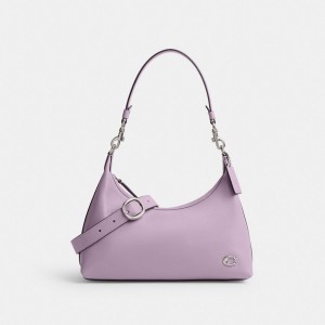 Silver / Purple Coach Juliet Shoulder Bag Women Shoulder Bags & Hobos | 485GZJSBM