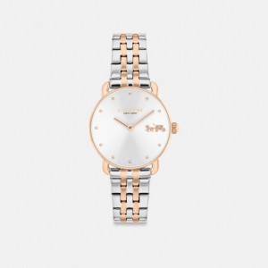 Two Tone Coach Elliot Watch, 28 Mm Women Watches | 168VEZBRW