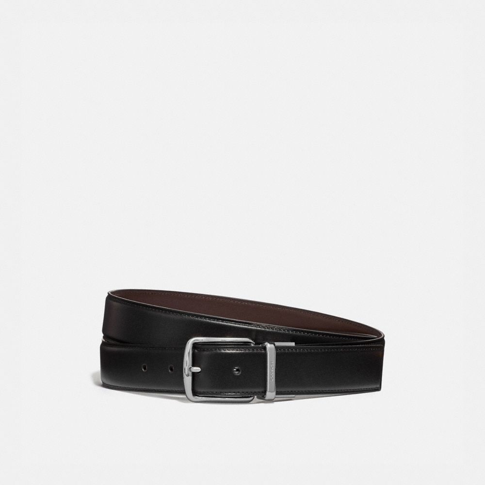 BLACK/CHESTNUT Coach Harness Buckle Cut To Size Reversible Belt, 32 Mm Men Belts | 187GKNVLB