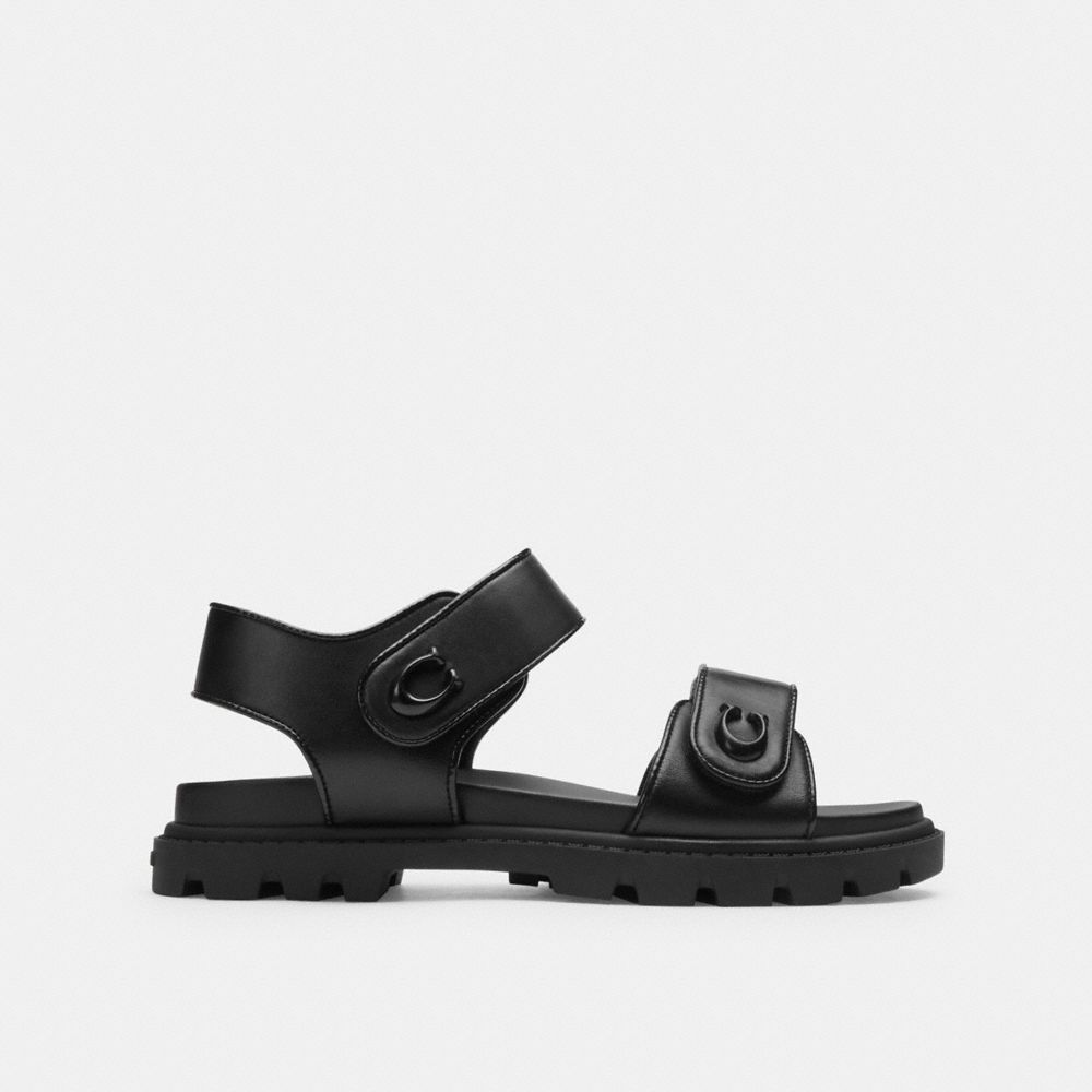 Black Coach Brynn Sandal Women Sandals | 945LEPNUW