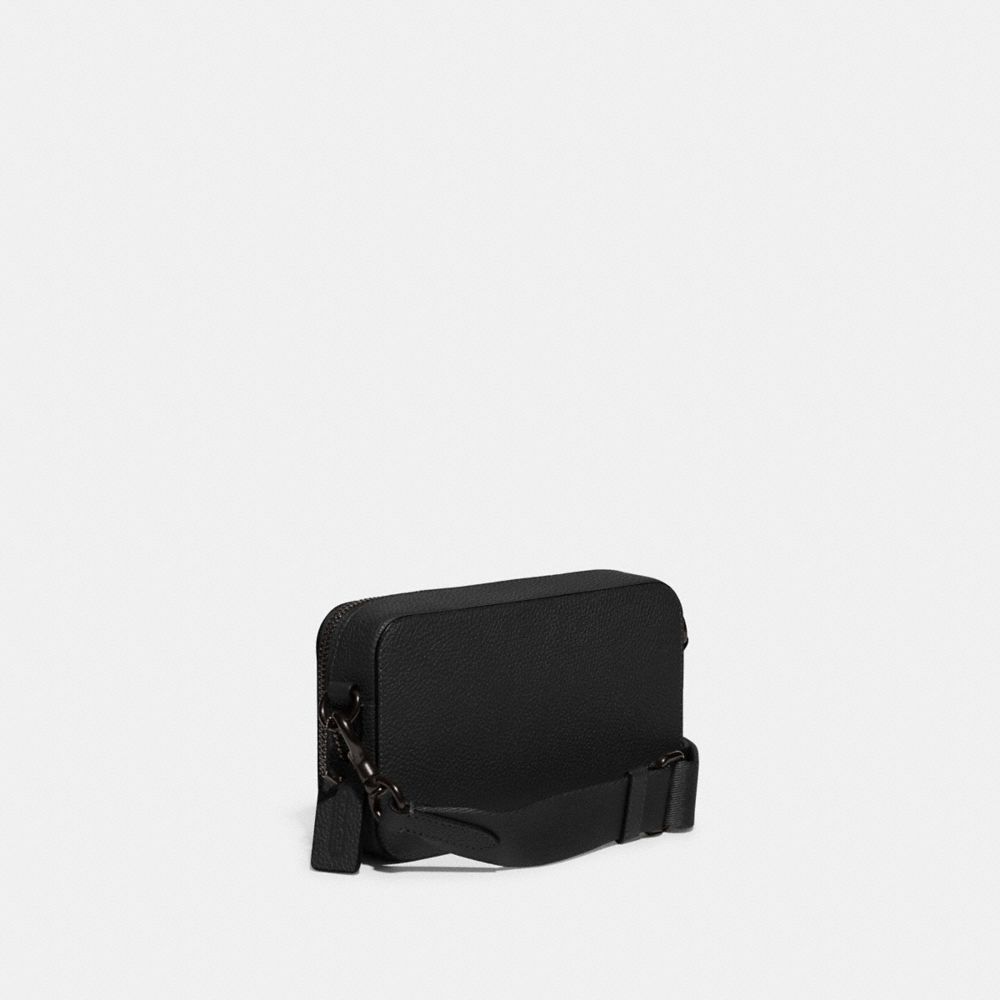 Black Coach Charter Slim Crossbody Men Messenger & Crossbody | 047CLHRBY