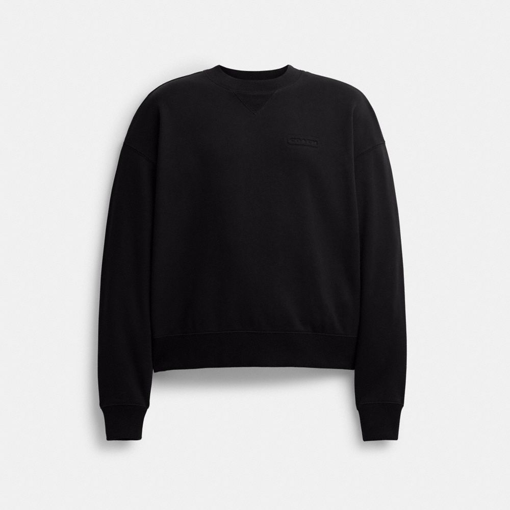 Black Coach Essential Crewneck Men Tops & Bottoms | 136PDXBAC