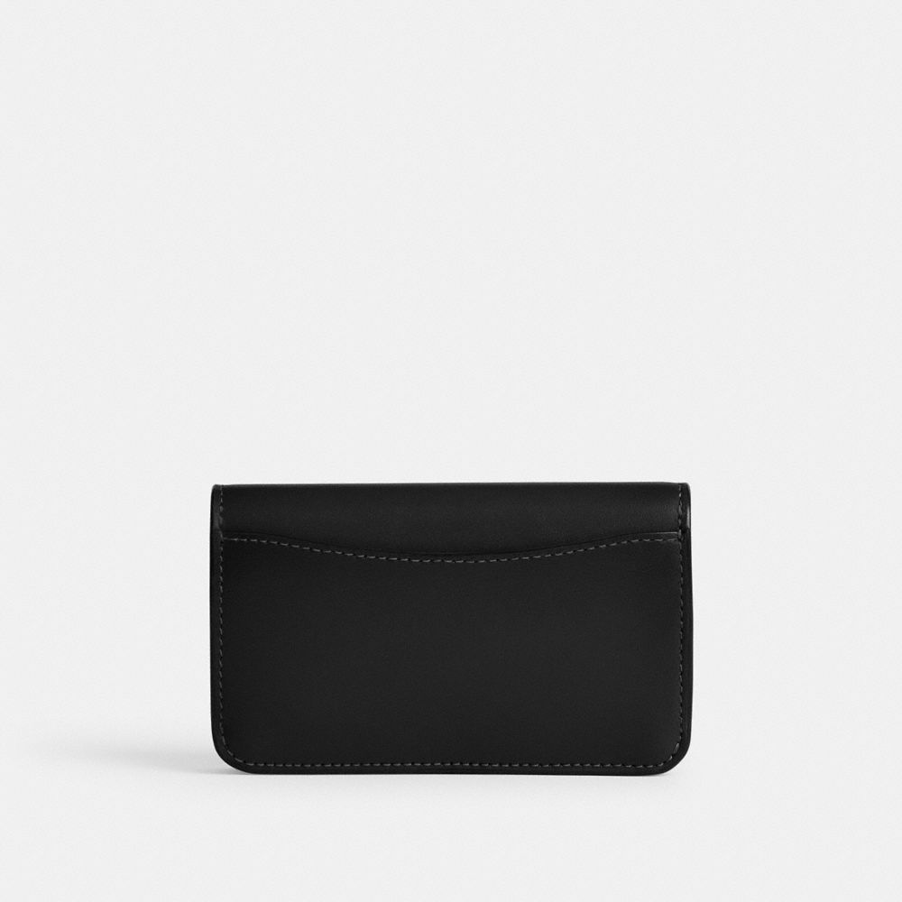 Black Coach Essential Slim Women Card Cases | 602JSHUEB