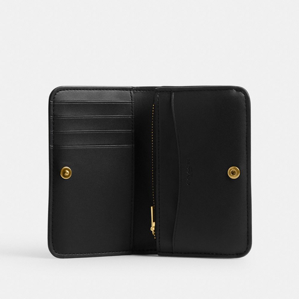 Black Coach Essential Slim Women Card Cases | 602JSHUEB