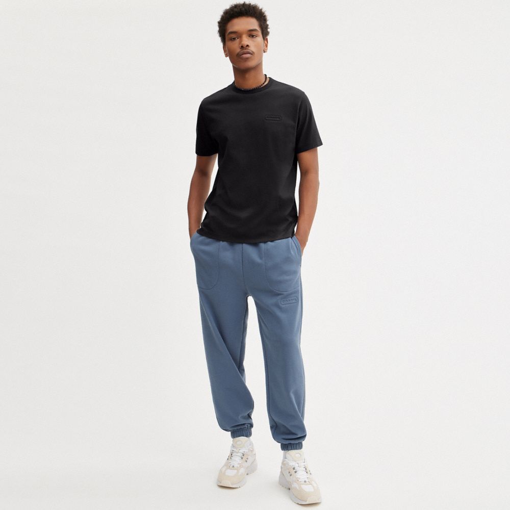 Black Coach Essential T Shirt Men Tops & Bottoms | 350TCXBYJ