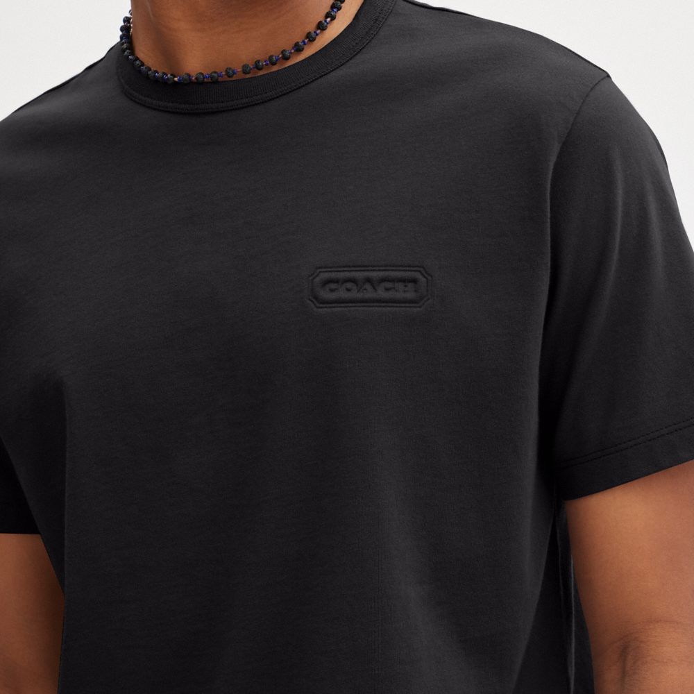 Black Coach Essential T Shirt Men Tops & Bottoms | 350TCXBYJ