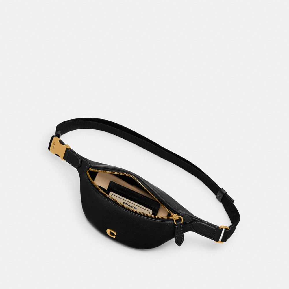 Black Coach Essential Women Belt Bags | 349KDCTFH