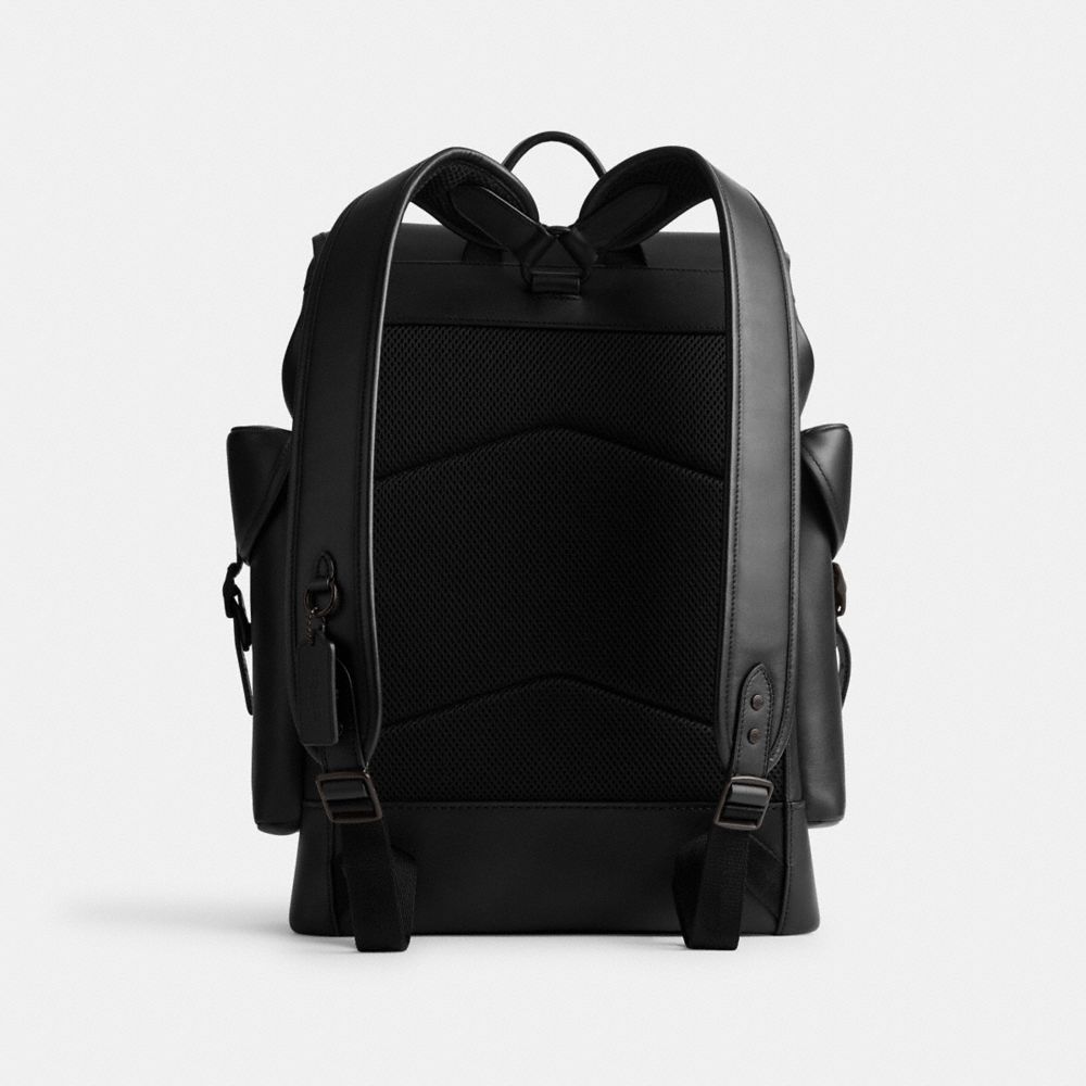 Black Coach Hitch Men Backpacks | 792ALGCUY