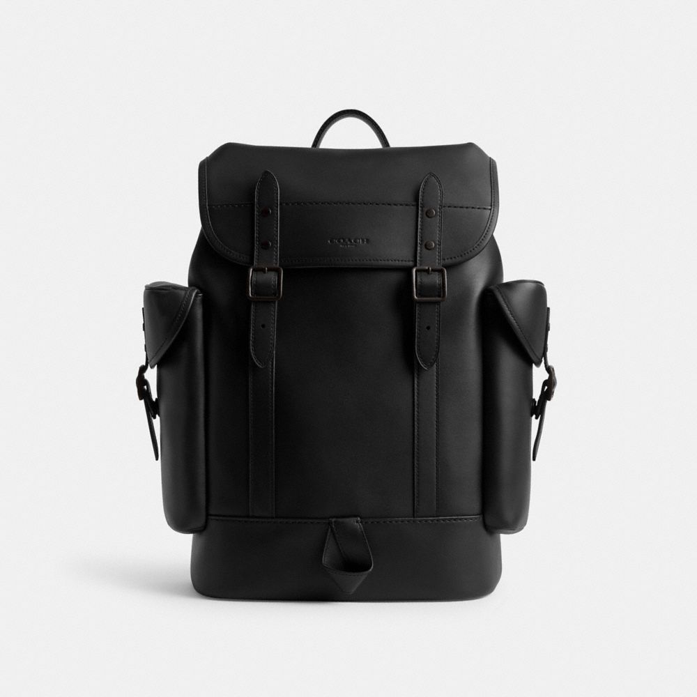 Black Coach Hitch Men Backpacks | 792ALGCUY