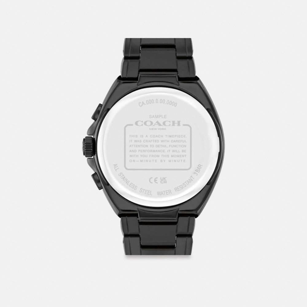 Black Coach Jackson Watch, 45 Mm Men Watches | 748OTXECN