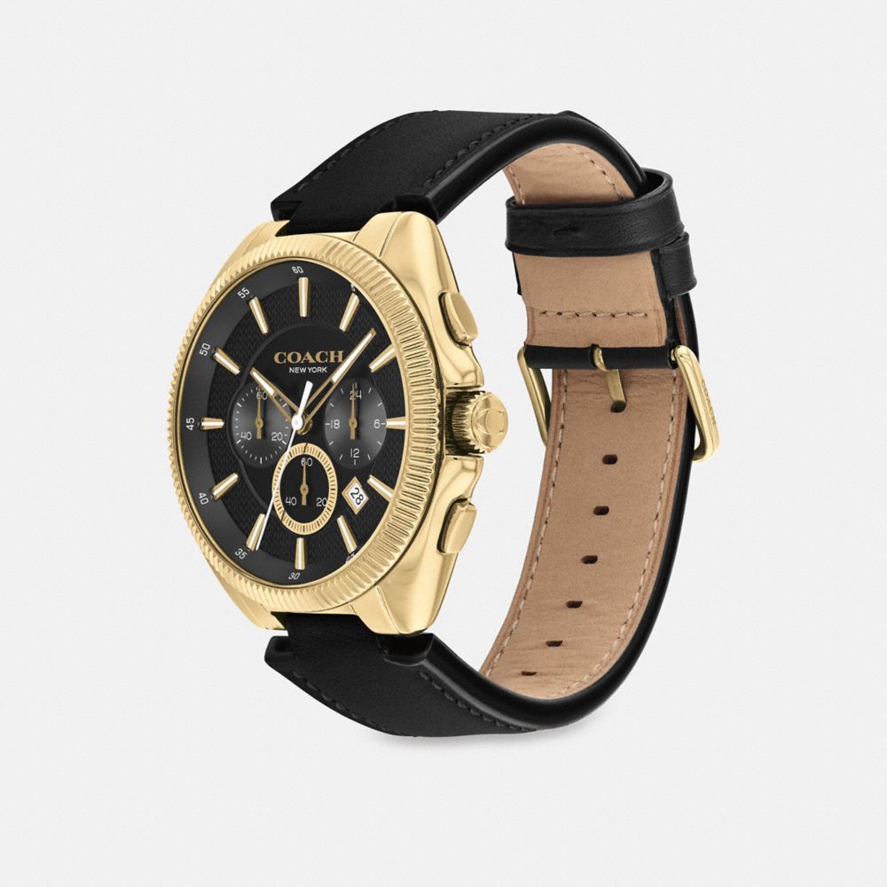 Black Coach Jackson Watch, 45 Mm Men Watches | 691BFQYWE