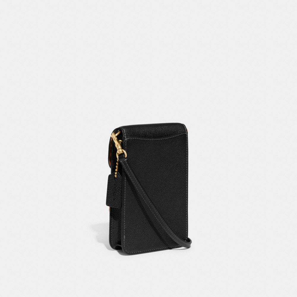 Black Coach Phone Women Crossbody Bags | 602GHXYMQ