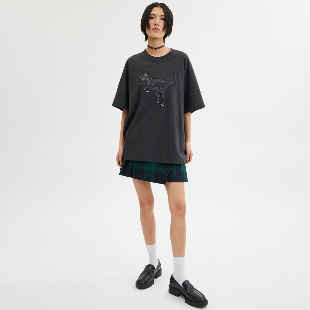 Black Coach Rexy T Shirt Women Tops | 519DWMYNO