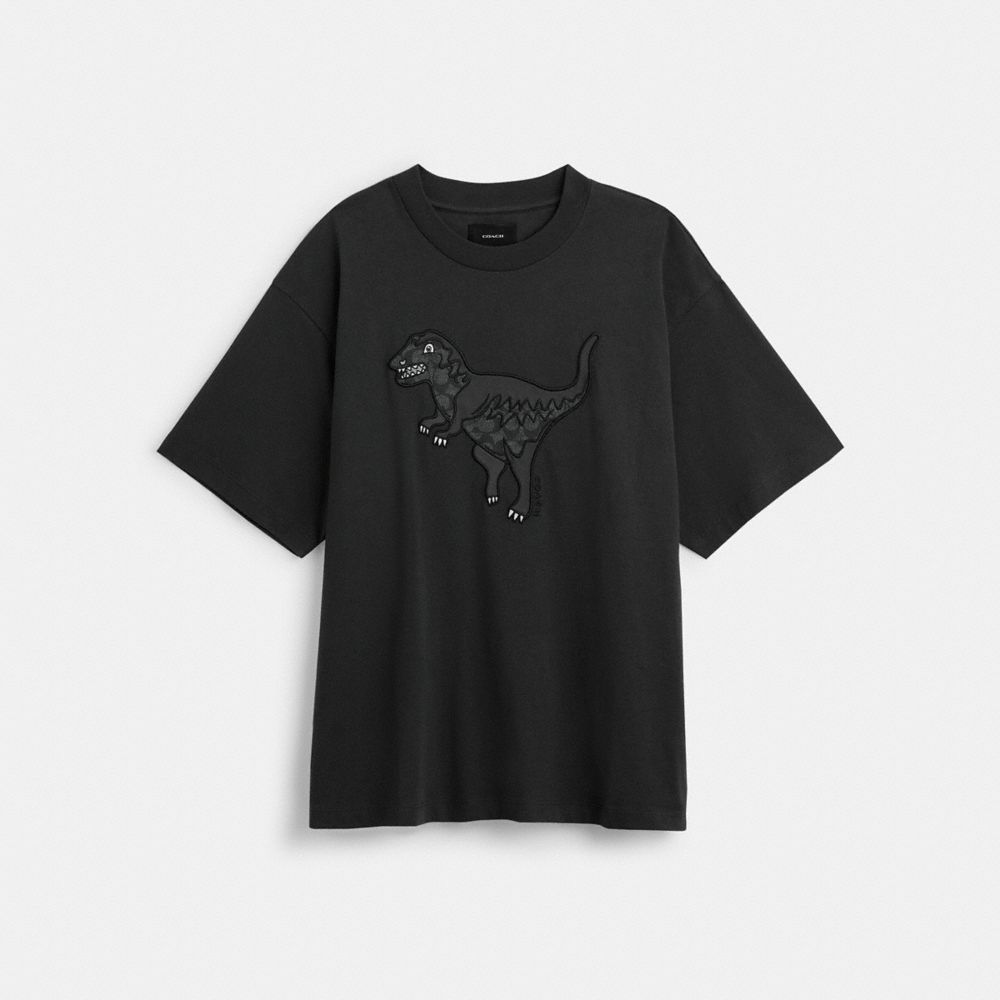 Black Coach Rexy T Shirt Women Tops | 519DWMYNO