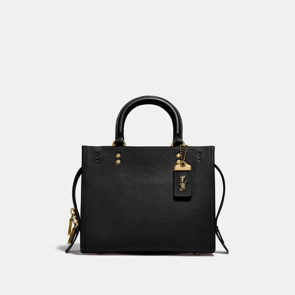 Black Coach Rogue Bag 25 Women Shoulder Bags & Hobos | 736TONQHY