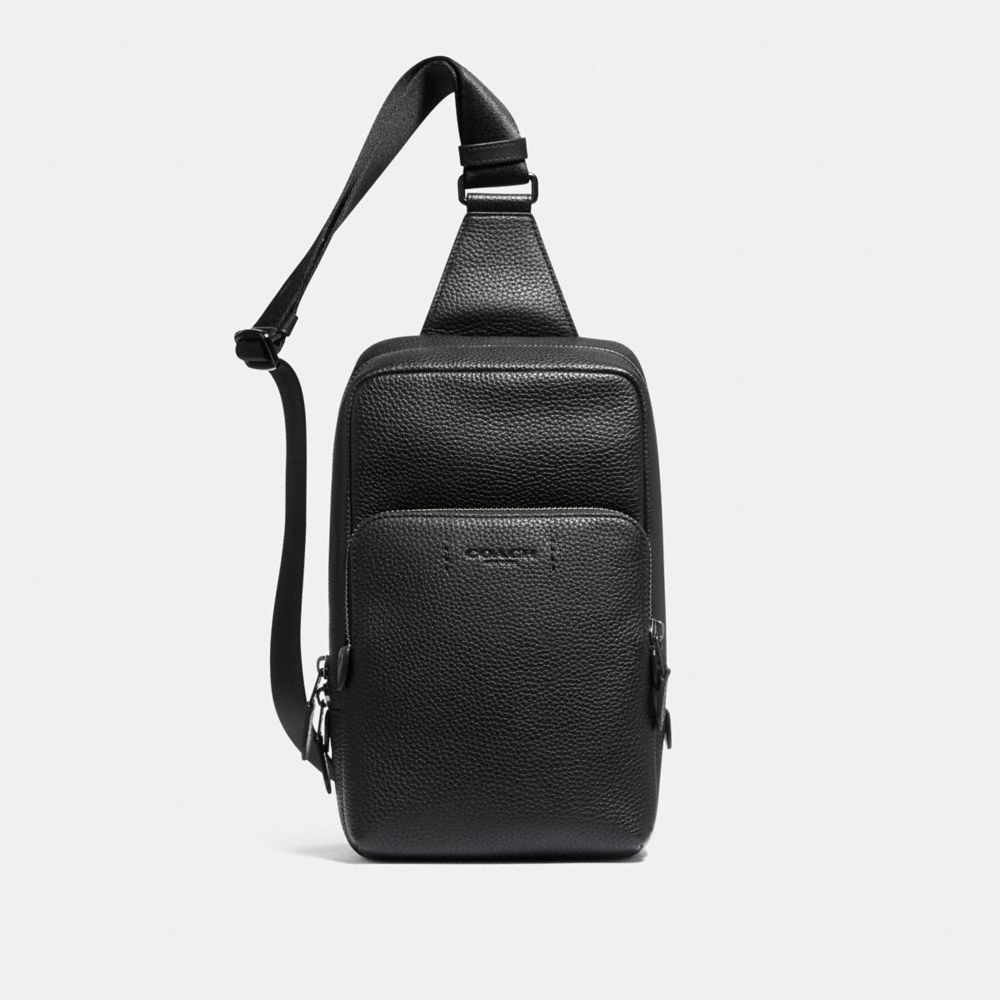 Black Copper / Black Coach Gotham Pack Men Messenger & Crossbody | 245VSORFK