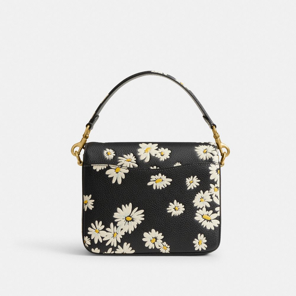 Black Multicolor Coach Cassie Crossbody Bag 19 With Floral Print Women Crossbody Bags | 394JFGLWV