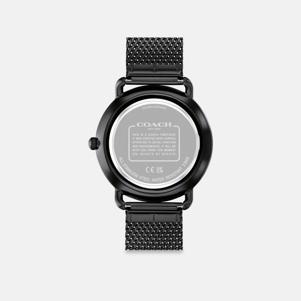 Blackout/Black Coach Elliot Watch, 41 Mm Men Watches | 094MEPLCA