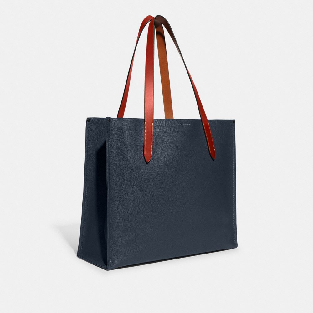 Blue Coach Relay Tote Bag Men Totes & Duffles | 786IMTEJW