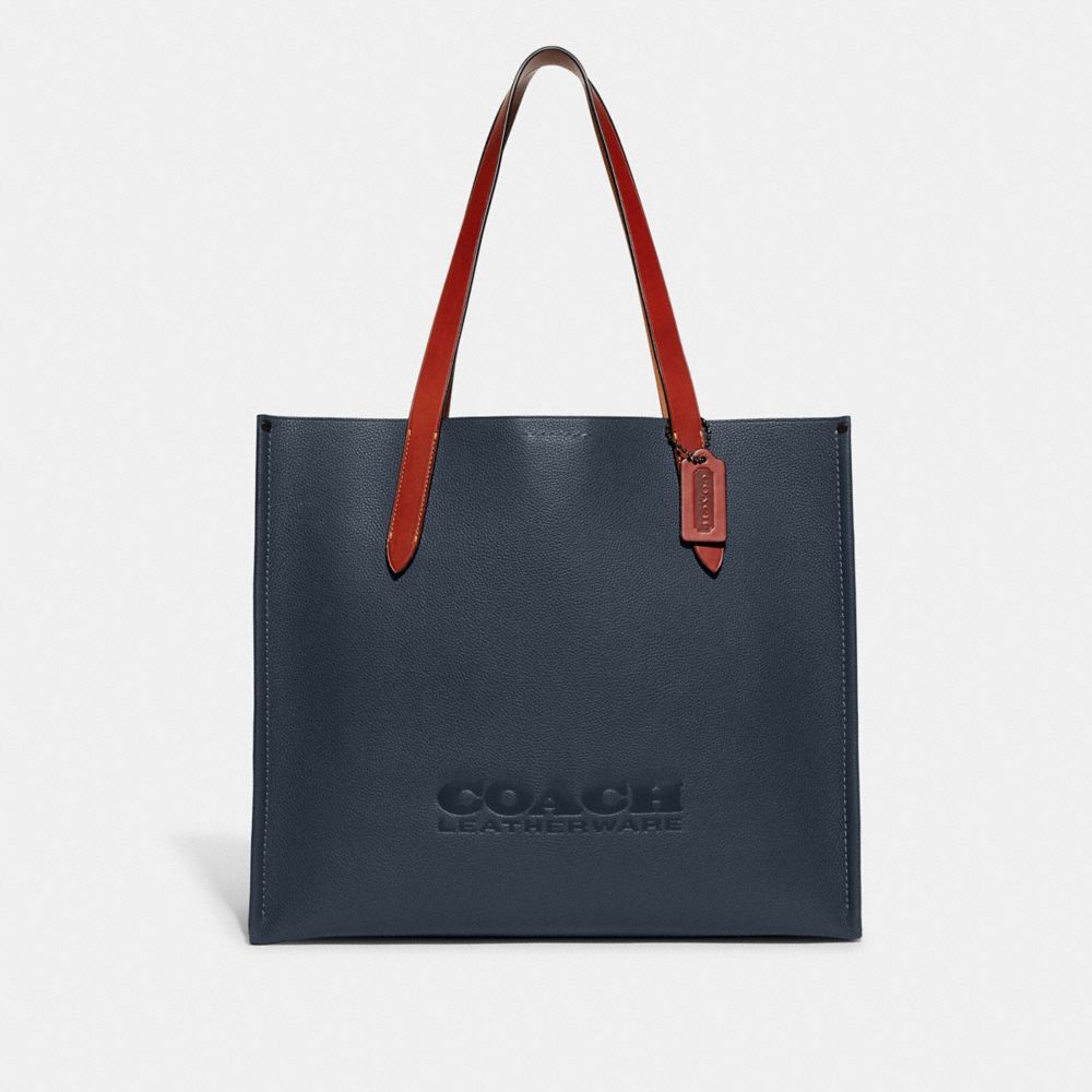 Blue Coach Relay Tote Bag Men Totes & Duffles | 786IMTEJW