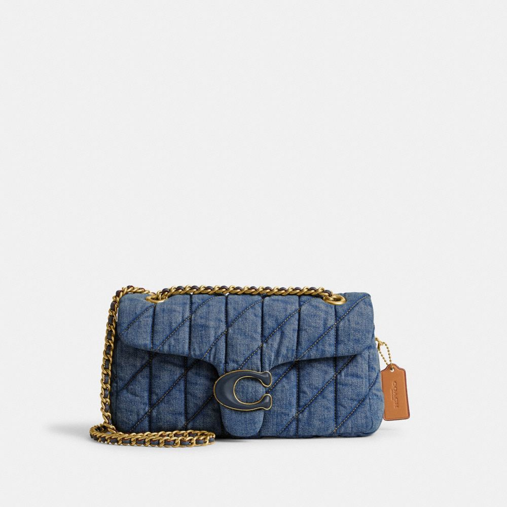 Blue / Indigo Coach Tabby Shoulder Bag 26 With Quilting Women Shoulder Bags & Hobos | 086FJSXZN