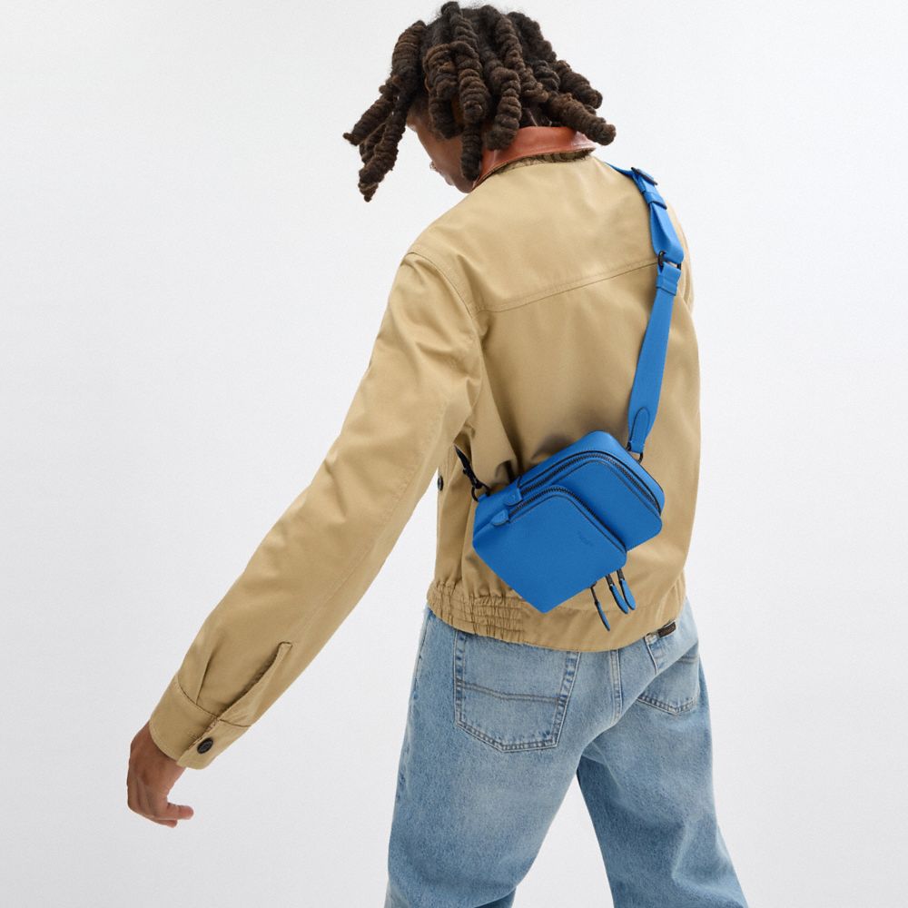 Blueberry Coach Gotham Sling Pack 13 Men Messenger & Crossbody | 415YCZGHW