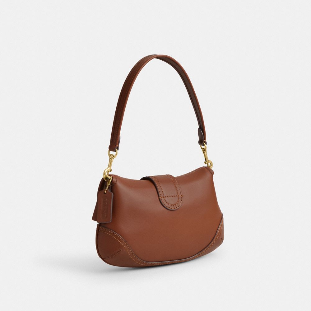 Brass/1941 Saddle Coach Soho Bag In Regenerative Leather Women Shoulder Bags & Hobos | 849TPMKNX