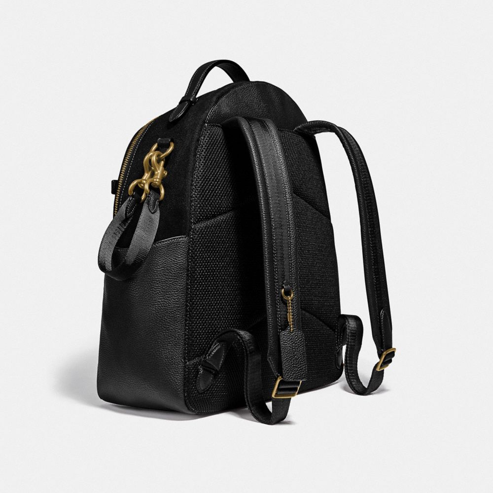 Brass/Black Coach Baby Men Backpacks | 563DBGVJS