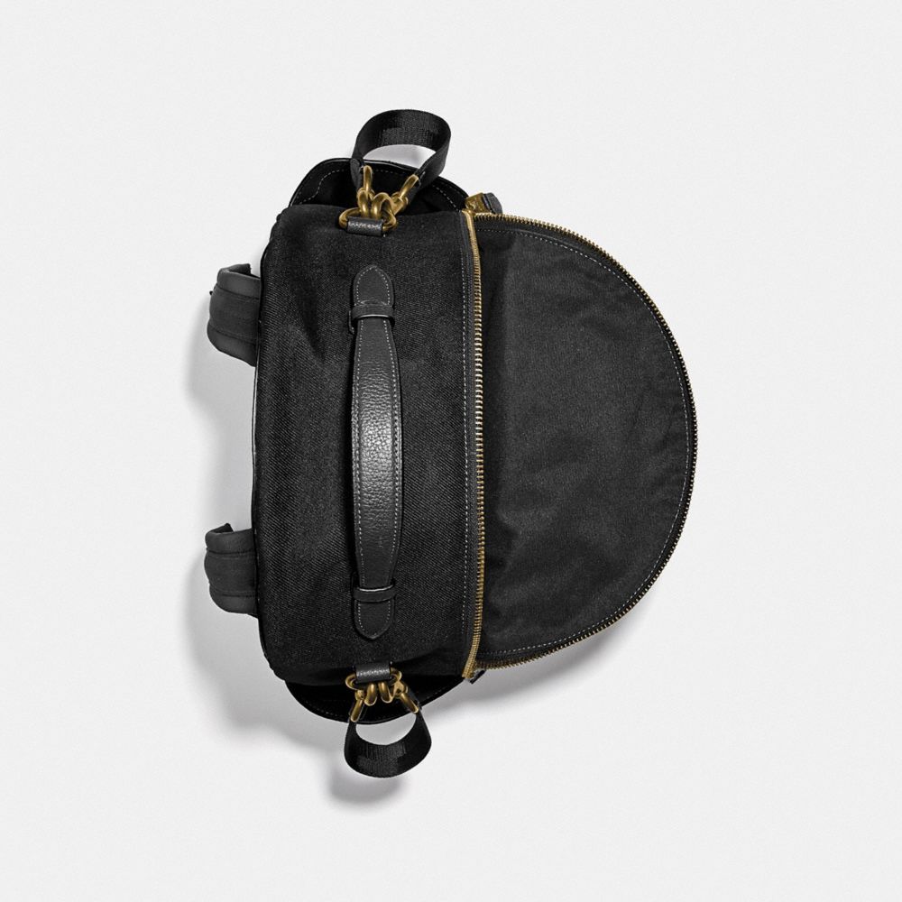 Brass/Black Coach Baby Men Backpacks | 563DBGVJS