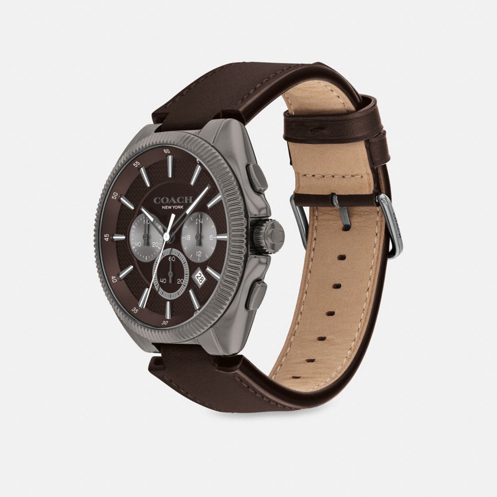 Brown Coach Jackson Watch, 45 Mm Men Watches | 509QEUWMY