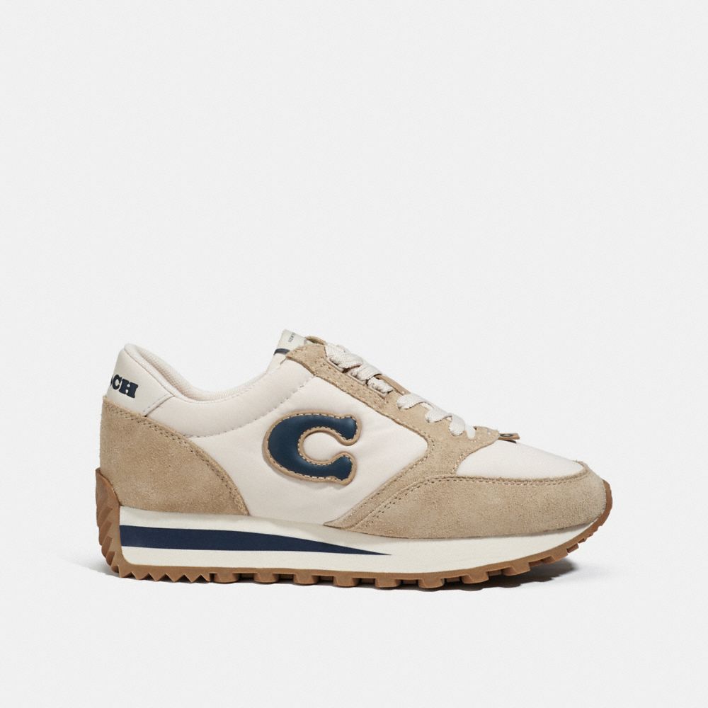 Chalk/Oat Coach Runner Men Sneakers | 018KUAFVP