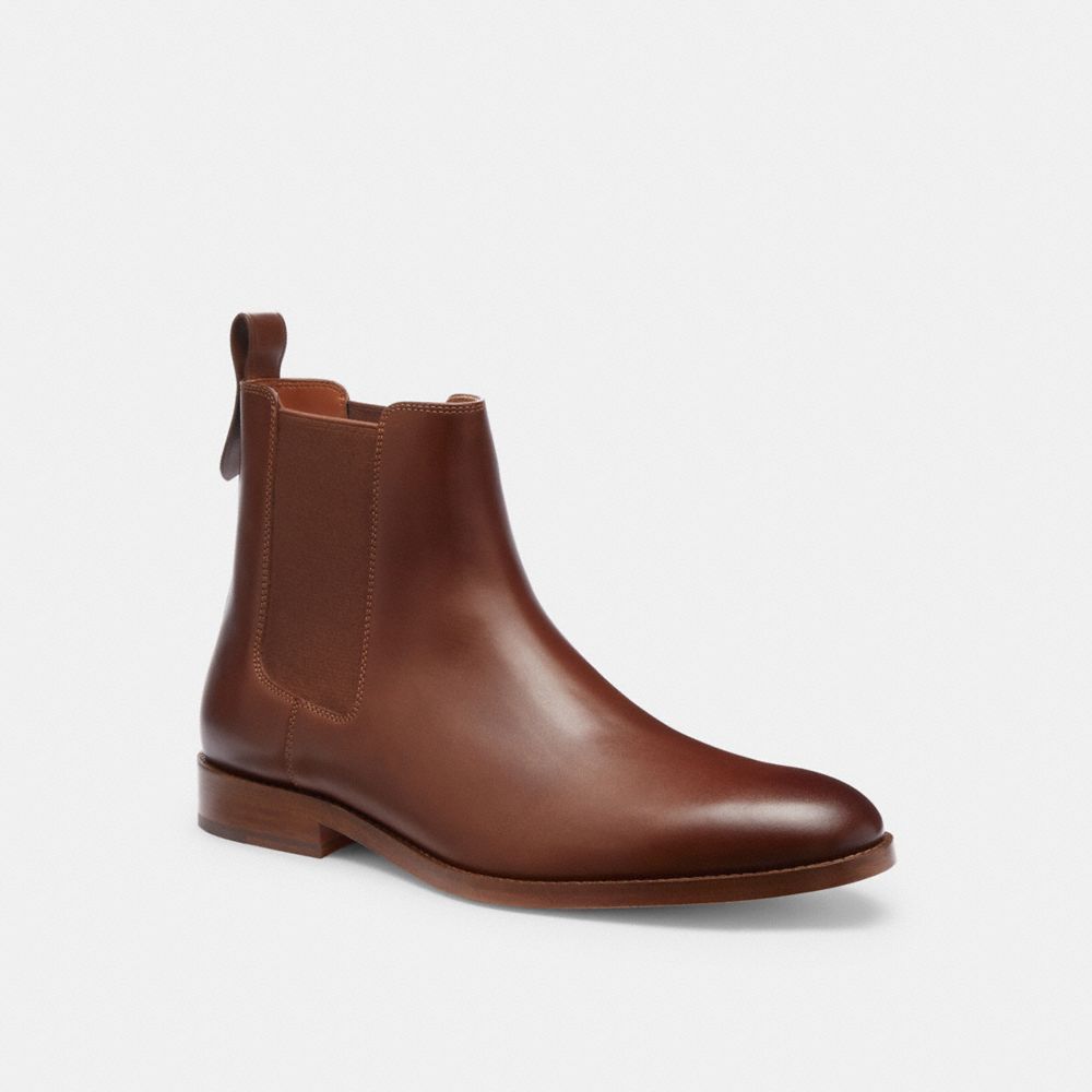 Dark Saddle Coach Dalton Chelsea Boot Men Boots | 056ZGDASB