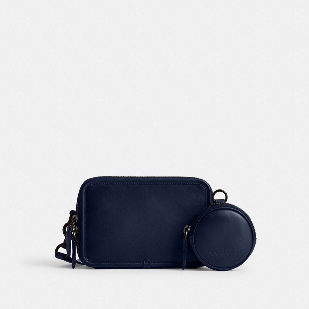 Deep Blue Coach Charter Crossbody With Hybrid Pouch Men Messenger & Crossbody | 268UICAGX