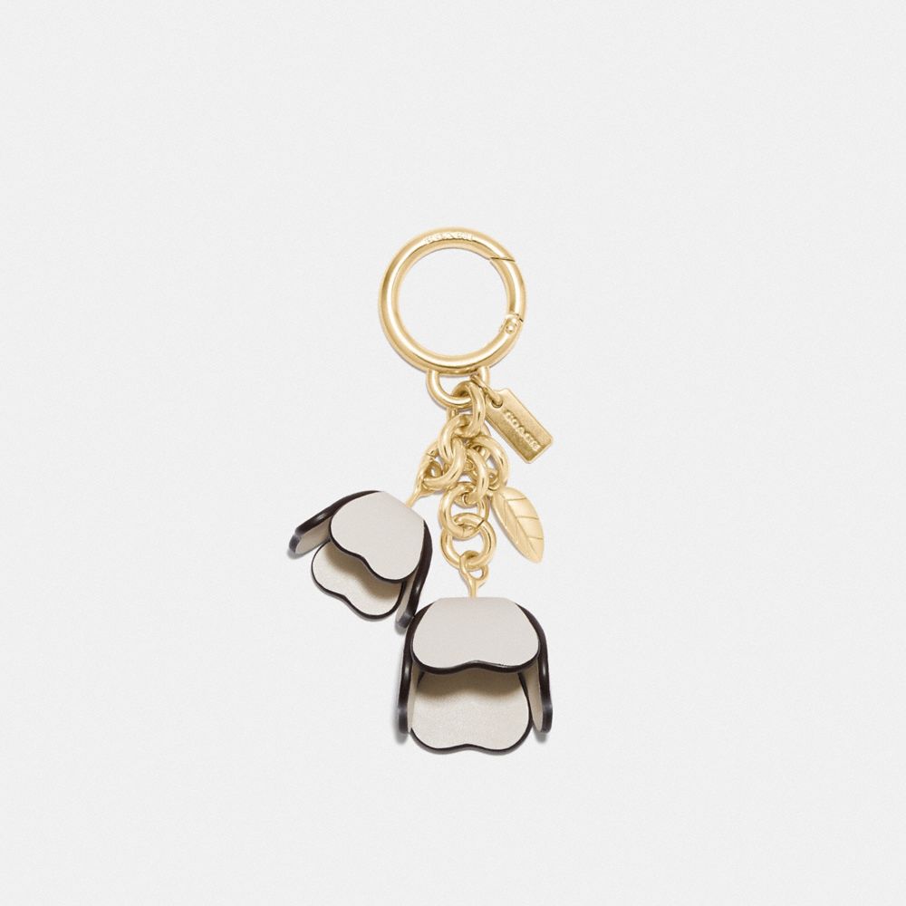 Gold Coach Essential Tea Rose Bag Charm Women Straps, Charms, and Keyrings | 062AHSLUT