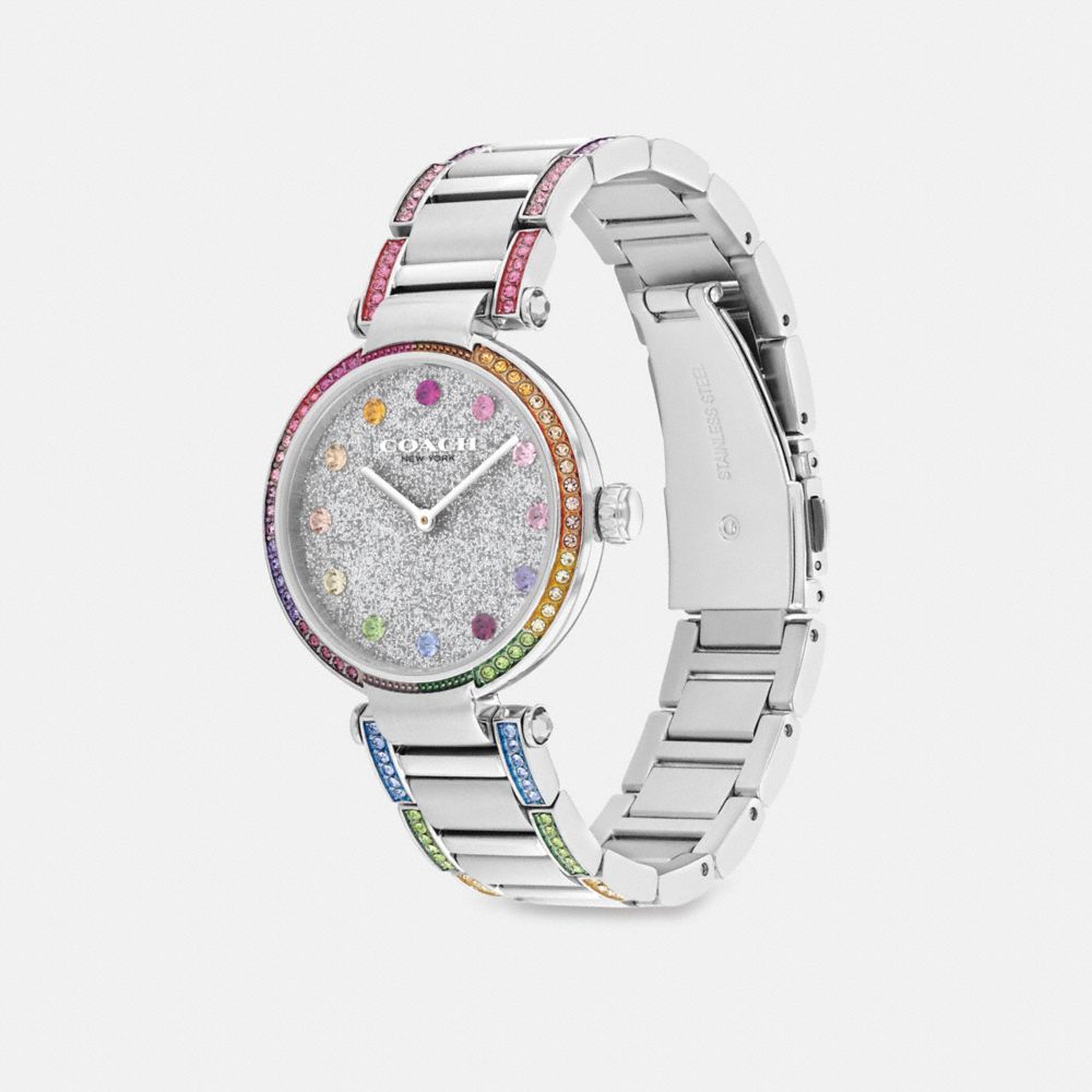 Grey Coach Cary Watch, 34 Mm Women Watches | 302WIMTDG