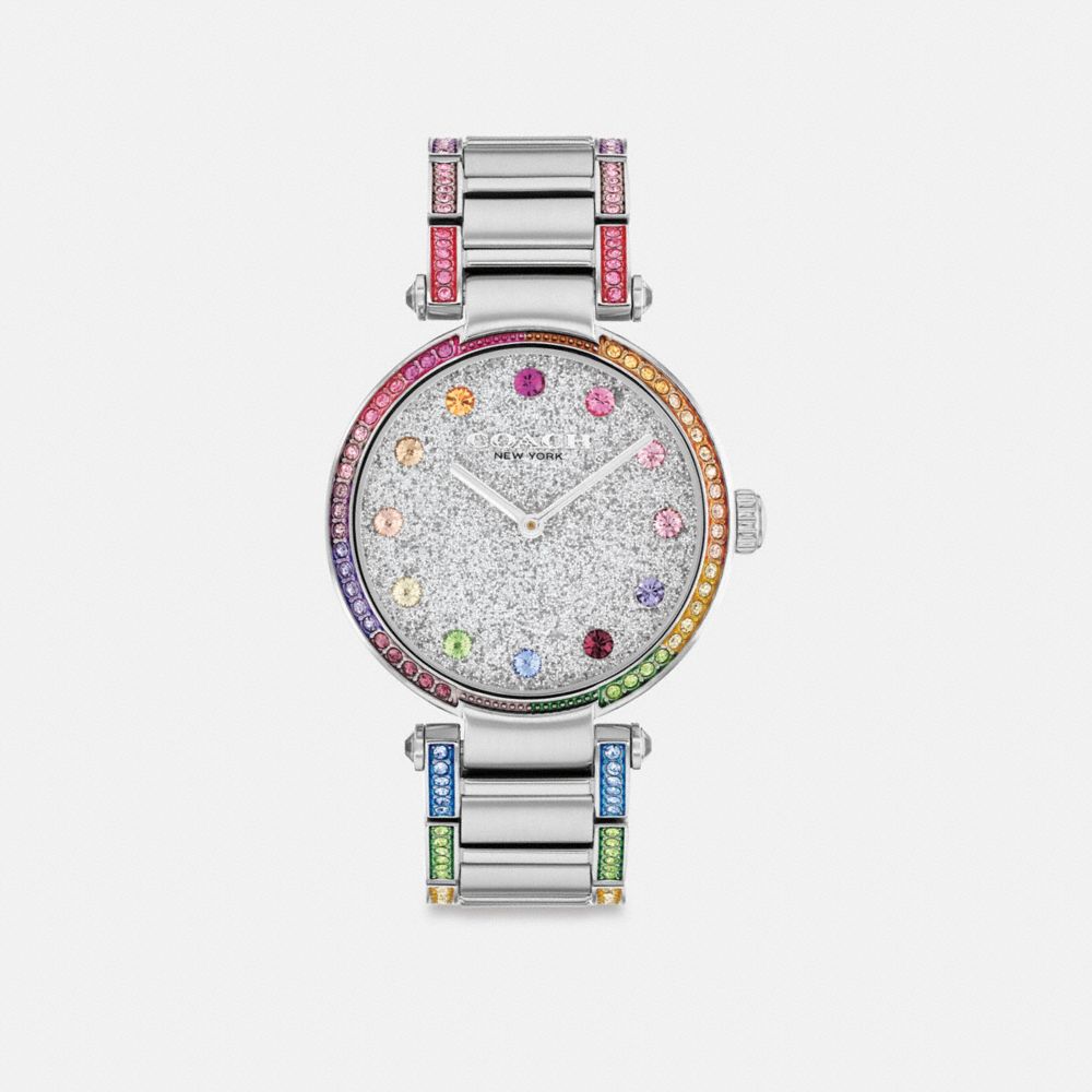 Grey Coach Cary Watch, 34 Mm Women Watches | 302WIMTDG