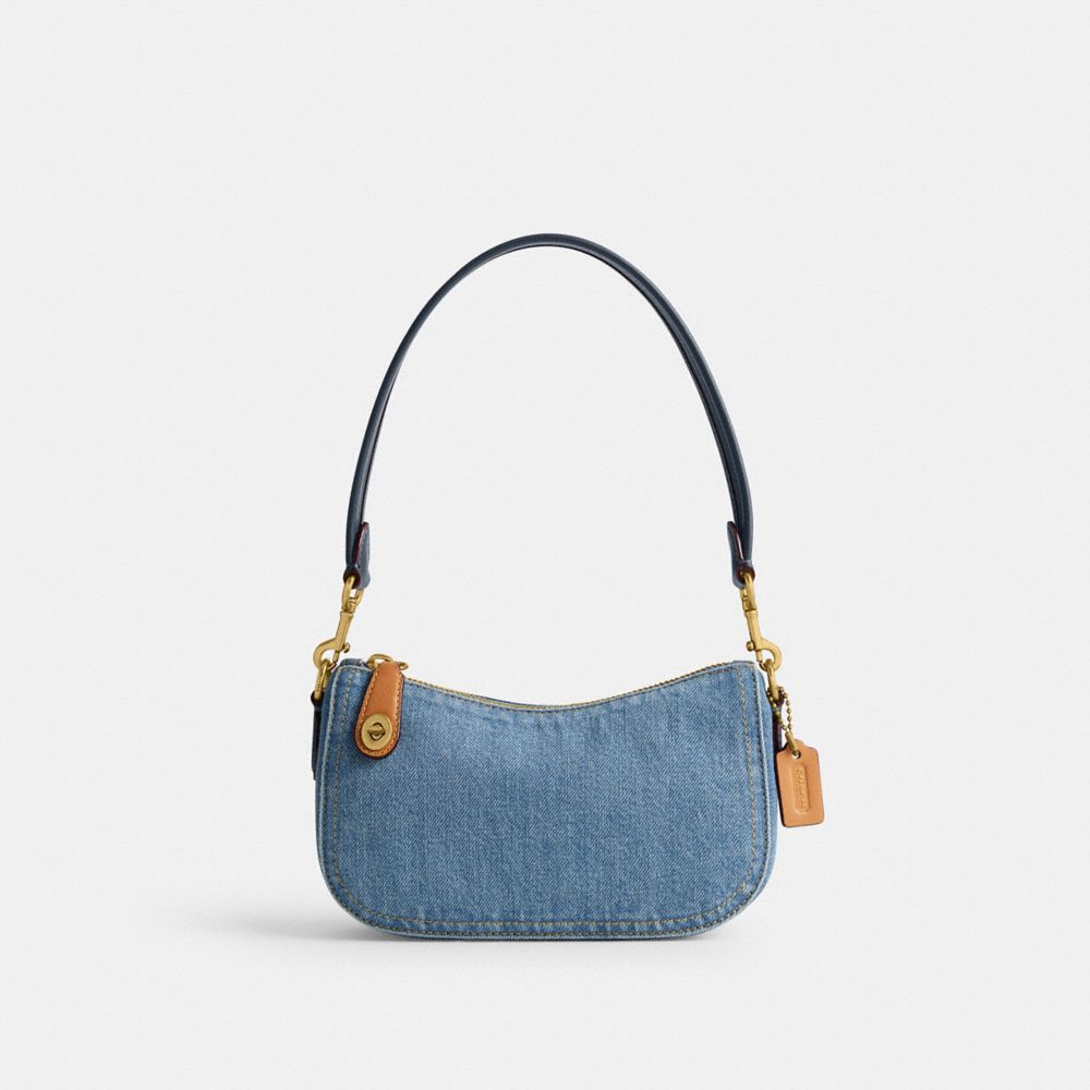 Indigo Coach Swinger Bag 20 Women Shoulder Bags & Hobos | 197IVWSCK