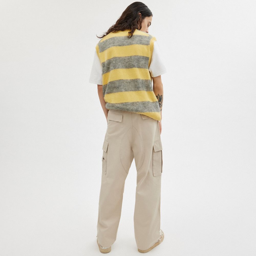 Khaki Coach Cargo Pants Women Bottoms | 984UBQAGJ