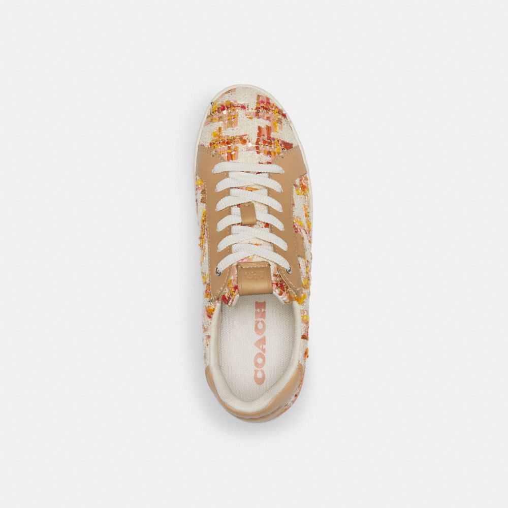 Neutral Coach Lowline Low Top Women Sneakers | 279HVOLYS