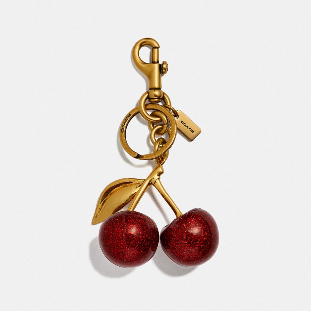 Red Coach Cherry Bag Charm Women Straps, Charms, and Keyrings | 863JPLKHG